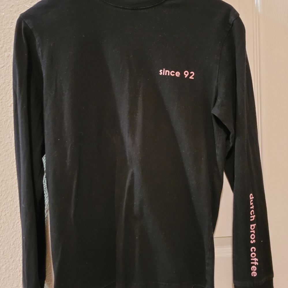 Dutch Bros Black half Turtle neck
